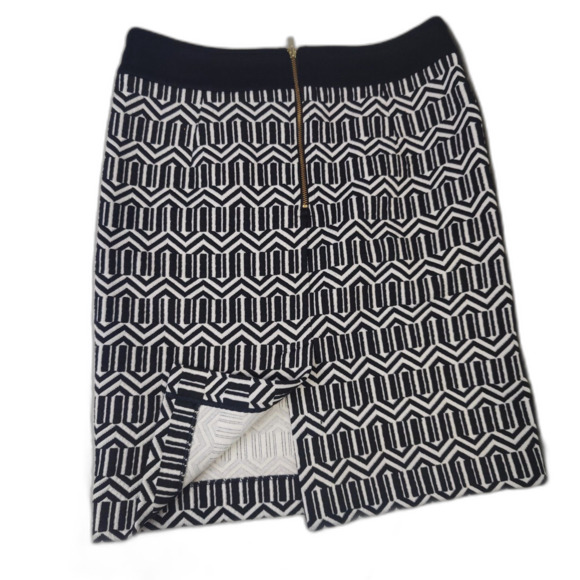 Mini Skirt Black And White Banana Republic 2P Size - Picture 2 of 7
